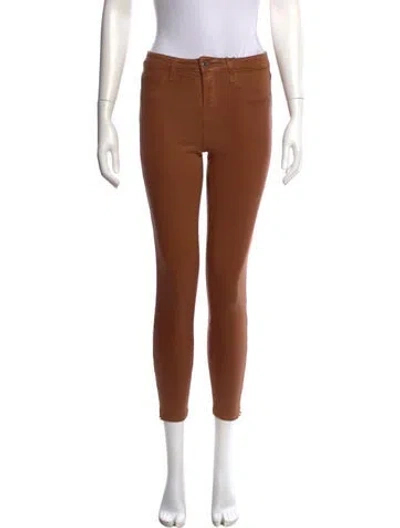 Pre-owned L'agence Skinny Leg Pants W/ Tags In Brown