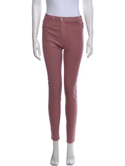 Pre-owned L'agence Skinny Leg Pants W/ Tags In Pink
