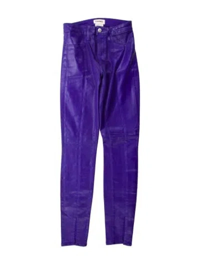 Pre-owned L'agence Skinny Leg Pants W/ Tags In Purple