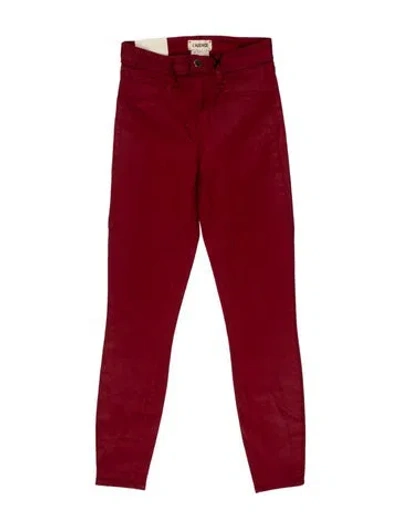 Pre-owned L'agence Skinny Leg Pants W/ Tags In Red