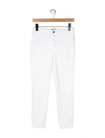 Pre-owned L'agence Skinny Leg Pants In White