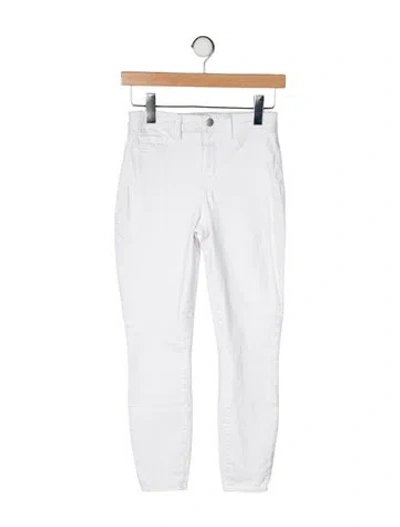 Pre-owned L'agence Skinny Leg Pants In White