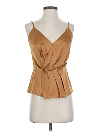 L'agence Sleeveless Blouse In Brown