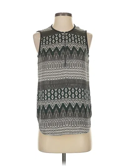 Pre-owned L'agence Sleeveless Blouse In Gray