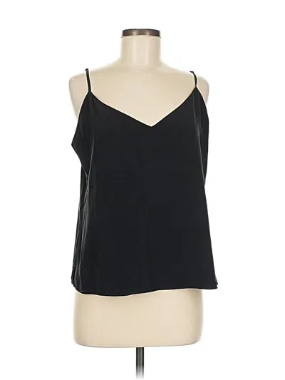 Pre-owned L'agence Sleeveless Top Black Halter Neckline Tops