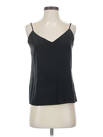 Pre-owned L'agence Sleeveless Top Black Halter Neckline Tops