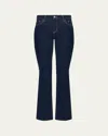 L'agence Sneeki Low-rise Sneaker Straight Jeans In Black