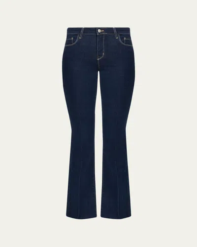 L'agence Sneeki Low-rise Sneaker Straight Jeans In Black