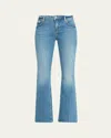 L'agence Sneeki Low-rise Straight-leg Jeans In Blue