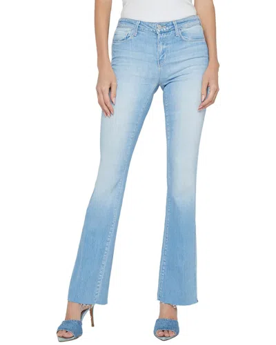 L'agence Lagence Sneeki Low-rise Sneaker Straight Jean In Blue