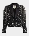 L'agence Soma Embellished Blazer In Black