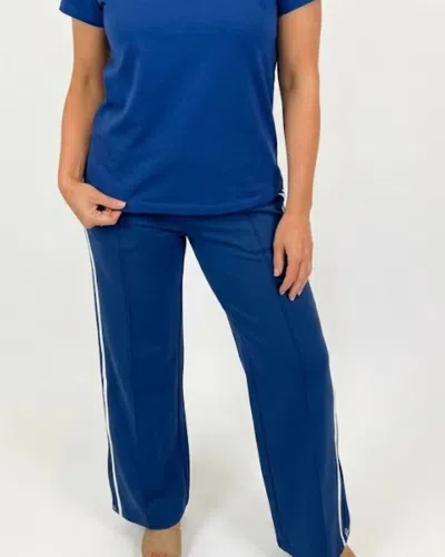L'agence Sonia Relaxed Fit Joggers In Navy In Multi