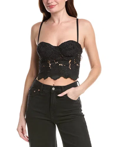 L'agence Sonya Bralette Top In Black