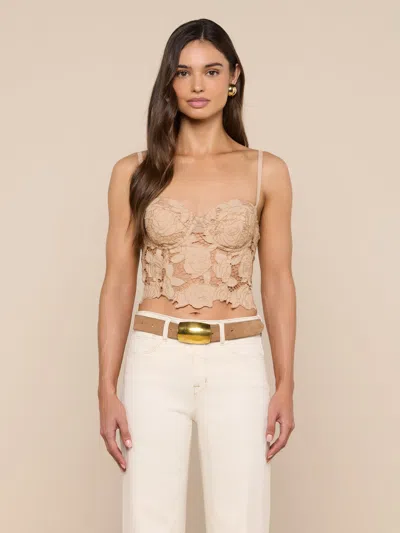 L'agence Sonya Bustier In Brown