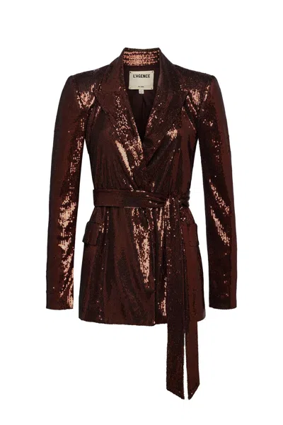 L'agence Sophisticated Blazer For Women In Brown