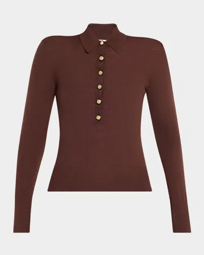 L'AGENCE STERLING COLLARED SWEATER