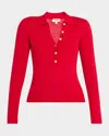 L'agence Sterling Collared Sweater In Multi