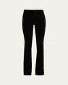 L'agence Stevie High-rise Straight Jeans In Black