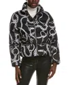 L'agence Stowe Crop Puffer Coat In Black