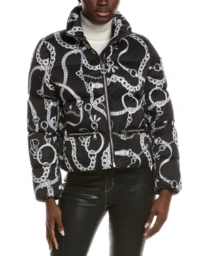 L'agence Stowe Crop Puffer Coat In Black