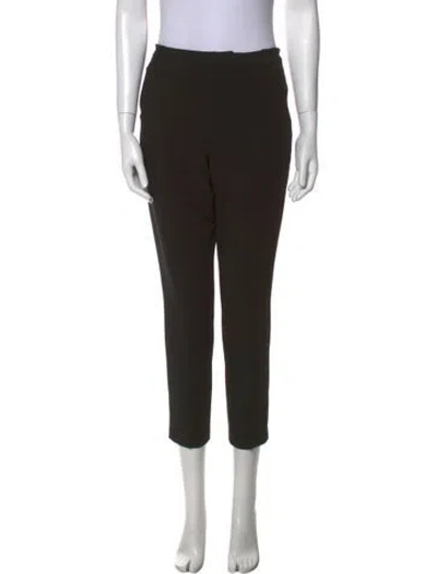 Pre-owned L'agence Straight Leg Pants In Black