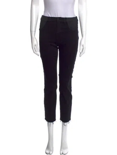 Pre-owned L'agence Straight Leg Pants In Black