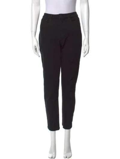 Pre-owned L'agence Straight Leg Pants In Black
