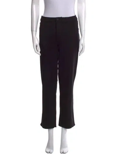 Pre-owned L'agence Straight Leg Pants In Black