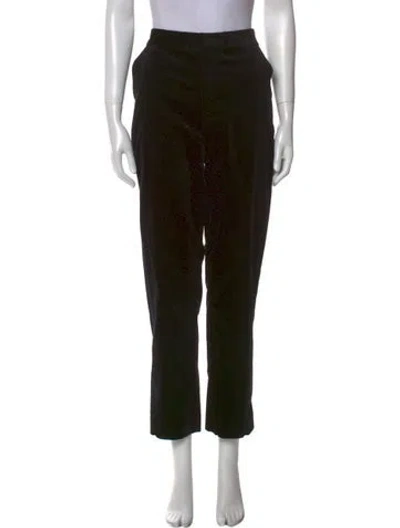 Pre-owned L'agence Straight Leg Pants In Black