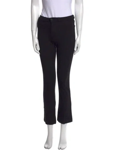 Pre-owned L'agence Straight Leg Pants In Black