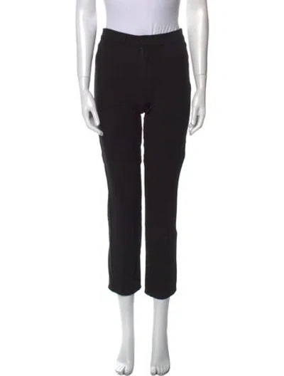 Pre-owned L'agence Straight Leg Pants In Black