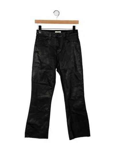 Pre-owned L'agence Straight Leg Pants In Black