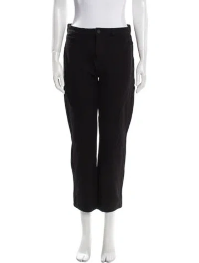 Pre-owned L'agence Straight Leg Pants In Black