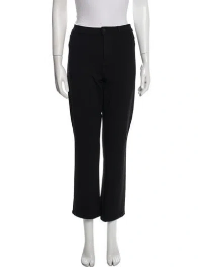 Pre-owned L'agence Straight Leg Pants In Black