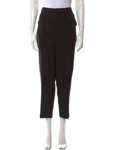 Pre-owned L'agence Straight Leg Pants In Black
