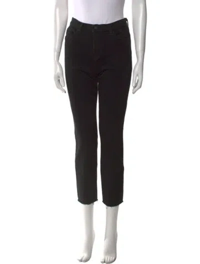 Pre-owned L'agence Straight Leg Pants In Black