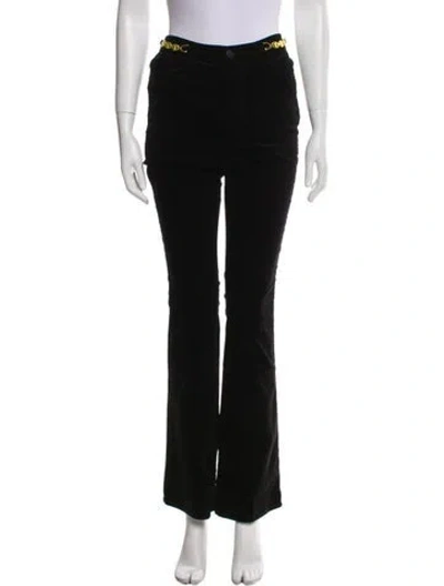 Pre-owned L'agence Straight Leg Pants In Black