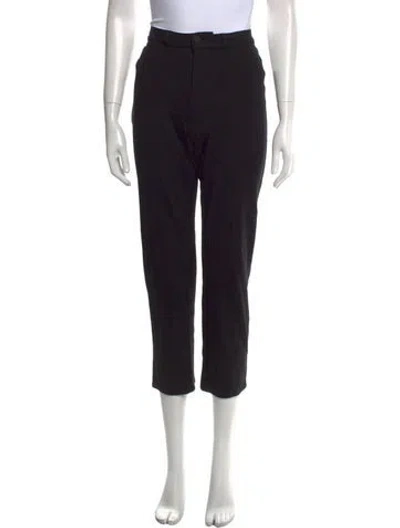 Pre-owned L'agence Straight Leg Pants In Black