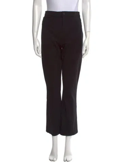 Pre-owned L'agence Straight Leg Pants In Black