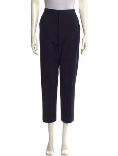 Pre-owned L'agence Straight Leg Pants In Black