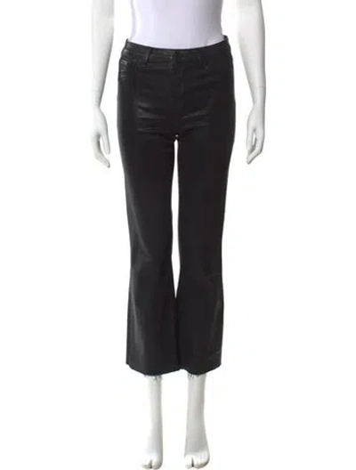 Pre-owned L'agence Straight Leg Pants In Black