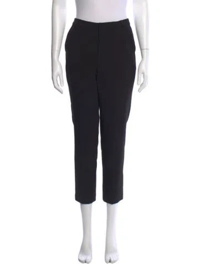 Pre-owned L'agence Straight Leg Pants In Black