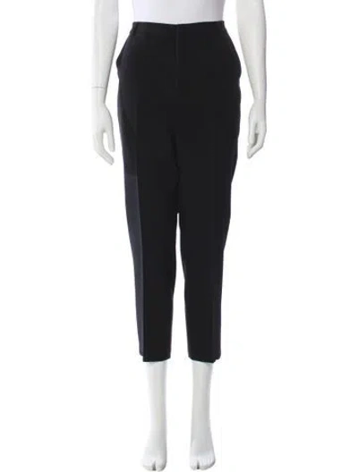 Pre-owned L'agence Straight Leg Pants In Black