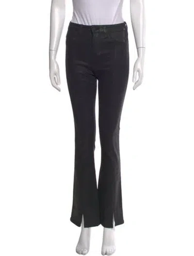 Pre-owned L'agence Straight Leg Pants In Black