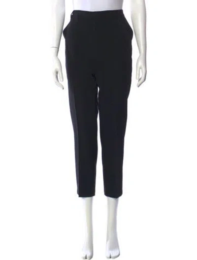Pre-owned L'agence Straight Leg Pants In Black