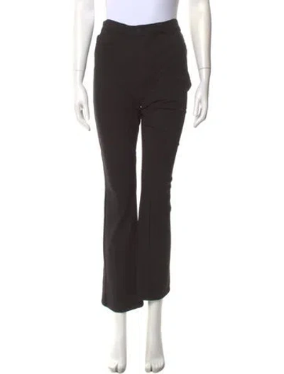 Pre-owned L'agence Straight Leg Pants In Black