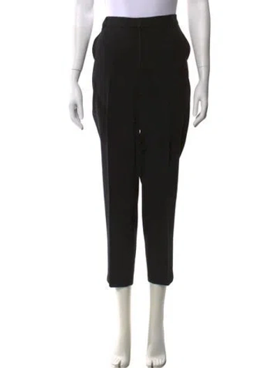 Pre-owned L'agence Straight Leg Pants In Black