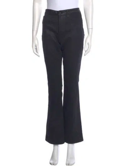 Pre-owned L'agence Straight Leg Pants In Black