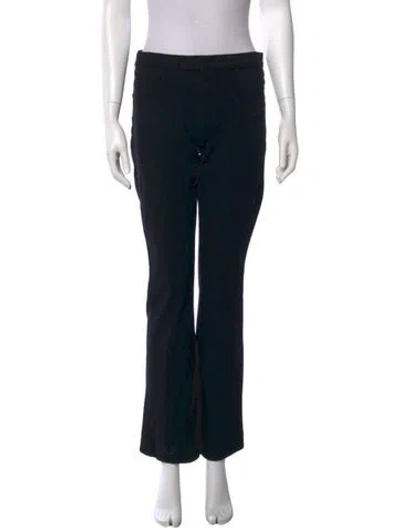 Pre-owned L'agence Straight Leg Pants In Black