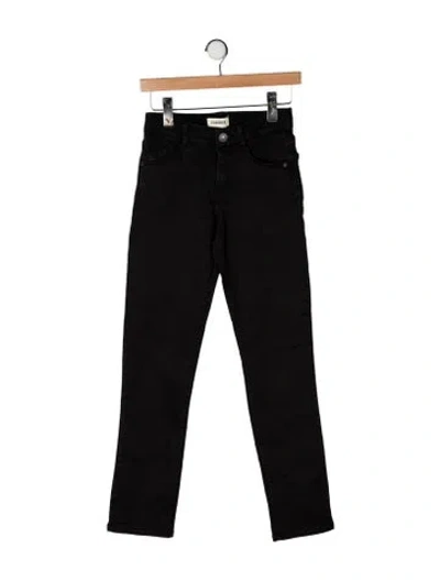 Pre-owned L'agence Straight Leg Pants In Black